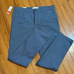 NWT Penguin Men's Blue Patterned Pants 32x32